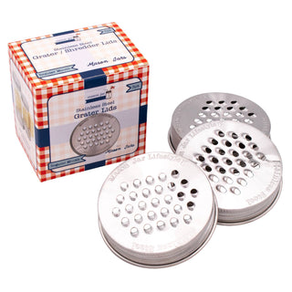 Grater / Shredder Lid for Mason Jars