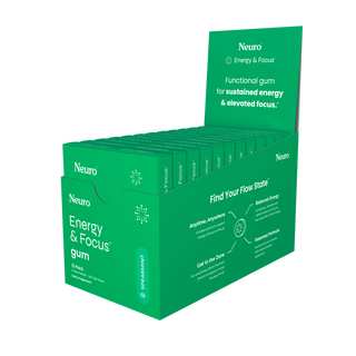 Energy and Focus Gum | Spearmint