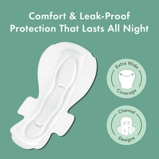 Rael Organic Cotton Cover Pads - Overnight