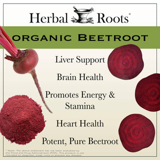 Herbal Roots Organic Beet Root Capsules