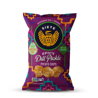 Spicy Dill Pickle Kettle Cooked Potato Chips 5.5oz