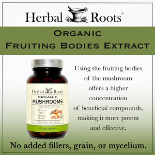 Herbal Roots Organic Mushroom Blend Capsules