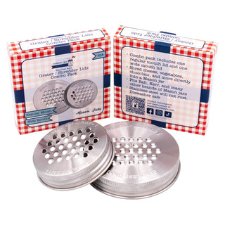 Grater / Shredder Lid for Mason Jars