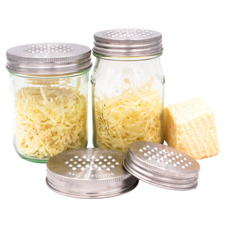 Grater / Shredder Lid for Mason Jars