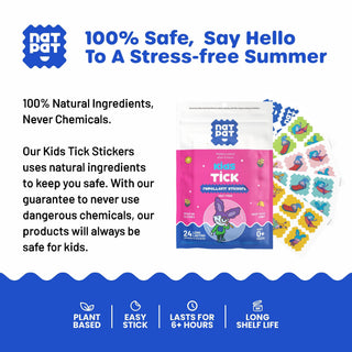 NATPAT Tick Repellent Stickers: Bug Patch, Safe for Kids