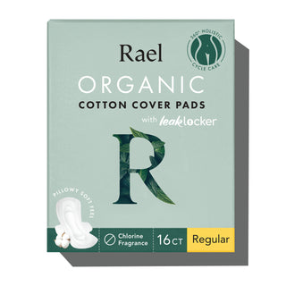 Rael Organic Cotton Cover Pads - Regular