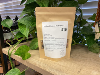 Lychee Hibiscus Herbal Tea