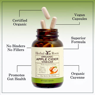 Herbal Roots Organic Apple Cider Vinegar Capsules