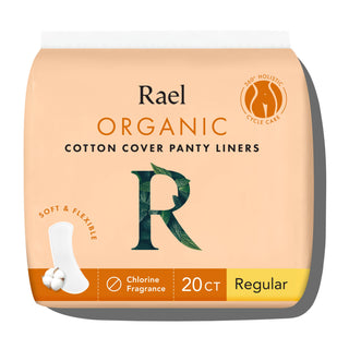 Rael Organic Cotton Cover Panty Liners - Long