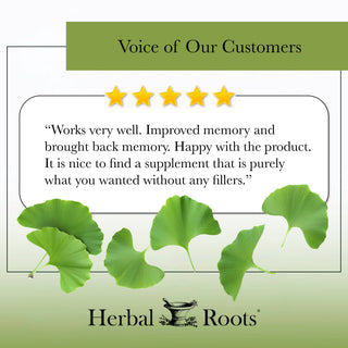 Herbal Roots Organic Ginkgo Biloba Capsules