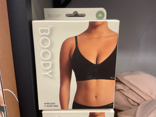 Wireless  T-shirt bra Black