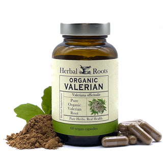 Herbal Roots Organic Valerian Root Capsules