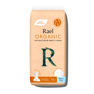 Rael Micro Thin Organic Cotton Cover Daily Liners-Regular
