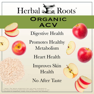 Herbal Roots Organic Apple Cider Vinegar Capsules
