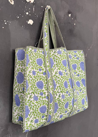 Beautiful Floral Design Bag Shoulder Bag Quilted Cotton Bags