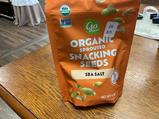 Sprouted snacking seeds ￼￼