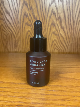 Depuffing face oil