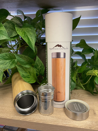 Bamboo tea tumbler
