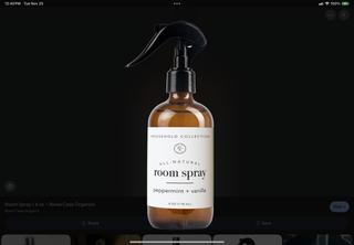 Room Spray Peppermint & Vanilla