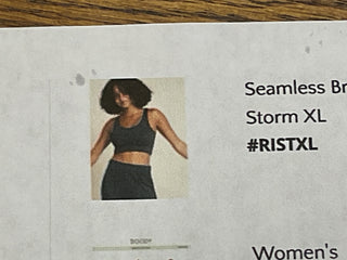 Seamless bra storm