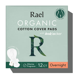 Rael Organic Cotton Cover Pads - Overnight