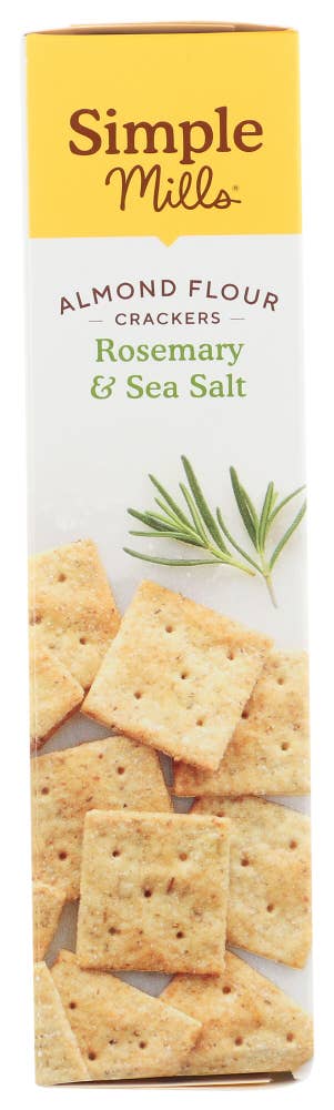 Simple Mills Crackers Almond Flour Rosemary Sea Salt 4.25 oz