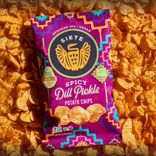 Spicy Dill Pickle Kettle Cooked Potato Chips 5.5oz