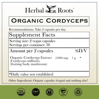 Organic Cordyceps Mushroom