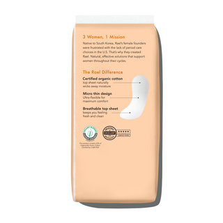 Rael Micro Thin Organic Cotton Cover Daily Liners-Regular