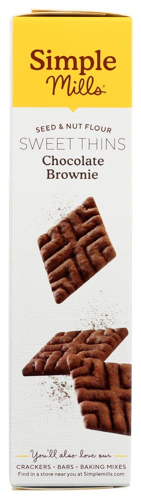 Simple Mills Sweet Thins Chocolate Brownie 4.25 oz