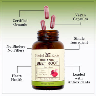 Herbal Roots Organic Beet Root Capsules