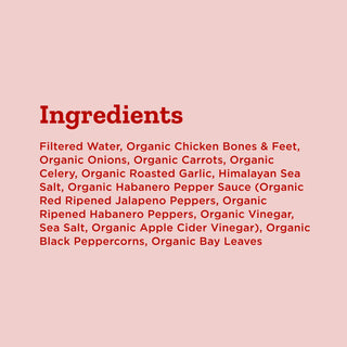Organic Spicy Nonna Bone Broth (6 x 1 Cup)