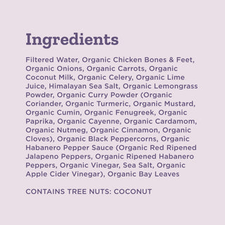 Organic Tom Yum Bone Broth (6 x 1 Cup)