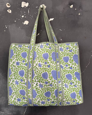 Beautiful Floral Design Bag Shoulder Bag Quilted Cotton Bags