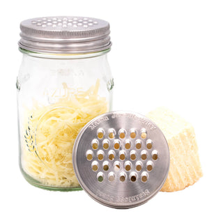 Grater / Shredder Lid for Mason Jars